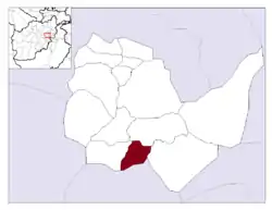 Location in Kabul Province