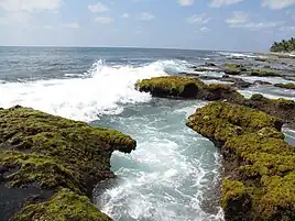 A deep whirlpool in the Agatthiyatti Stone area