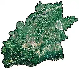 Location in Sibiu County