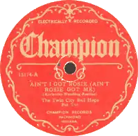 Twin City Bellhops - Ain’t I Got Rosie, 1926