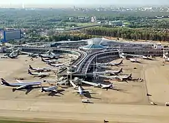 Sheremetyevo International Airport Terminal D serving Moscow, Russia