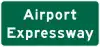 Airport Expressway sign