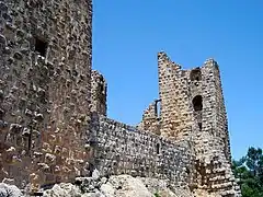 Castle walls from outside