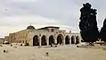 Al-Aqsa Mosque, the primary Muslim prayer hall on the Temple Mount (Haram al-Sharif or Al-Aqsa compound)