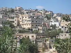 View of Jalazone Camp from road coming from Jifna in 2009, Khaldun Bshara