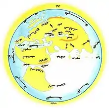 Al-Masudi's world map (10th century)