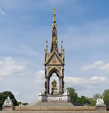 Albert Memorial, London, 1872