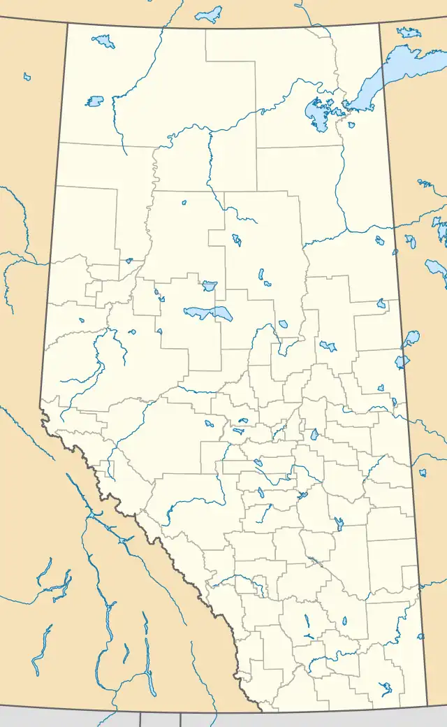 2016 Fort McMurray wildfire is located in Alberta