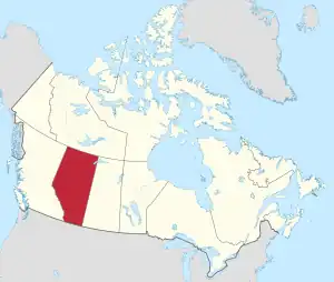 List of National Historic Sites of Canada in Alberta