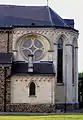 Choir and rose window