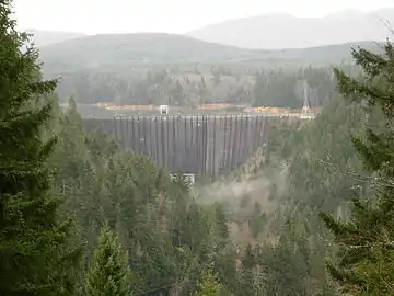 Alder Dam near Elbe, Washington