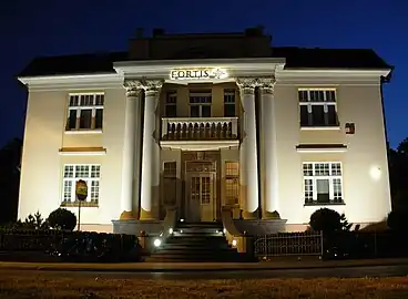 Main facade by night