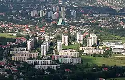 Aerial view of Aleksandrowice