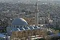 Hüsrev Pasha Mosque in Aleppo (1536–1537) (pictured before the recent damage of the Syrian civil war)