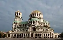 The Alexander Nevsky Cathedral in Sofia, Bulgaria.