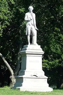 Alexander Hamilton, Central Park, New York City (1880).