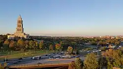 George Washington Masonic National Memorial in 2015 with Washington, D.C., and Arlington in the distance