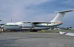 Photograph of an Algerian Air Force Ilyushin Il-76.