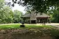 A picnic shelter at Algonkian Regional Park.