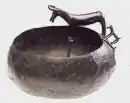 Bronze vessel with cow and calf, Hallstatt