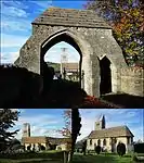 Lych Gate to south of Church of All Saints