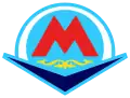 The logo of Almaty Metro.