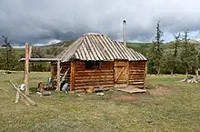 Ayil - herding House in the Altai Mountains