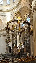 The Baldaquin and main altar