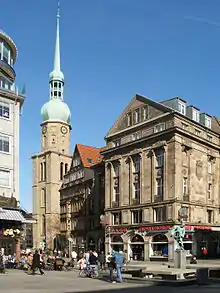 Reinoldikirche and Alter Markt in Dortmund