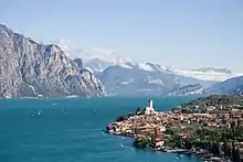 Image 15Southern pre-alpine lakes like Lake Garda are characterised by warmer microclimates than the surrounding areas (from Alps)