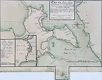 Location map of Fort Quélern