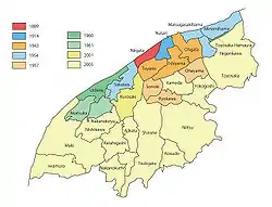 Location of Nishikawa in Niigata Prefecture