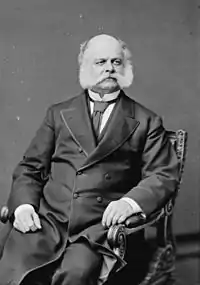 Ambrose Burnside in a chair