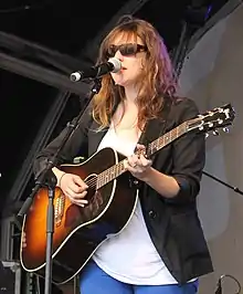 Curran performing at Canada Day celebrations in London, 2012