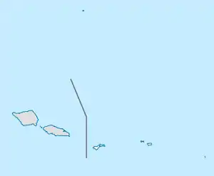 2023 Men's Softball Oceania Championship is located in American Samoa