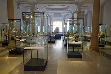 View of the American collection