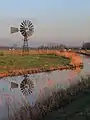 An American windmill in the park