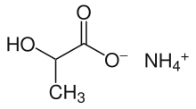 Structural formulae of the constituent ions