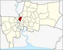 Khet location in Bangkok