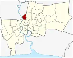 Khet location in Bangkok