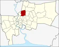 Khet location in Bangkok