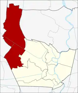 District location in Nonthaburi province