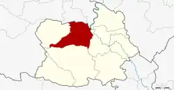 District location in Chai Nat province