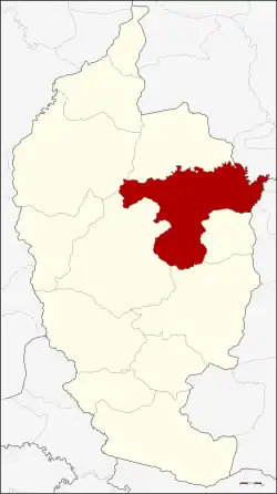 District location in Maha Sarakham province