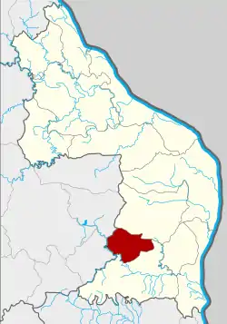 District location in Nakhon Phanom province