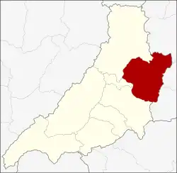 District location in Phrae province