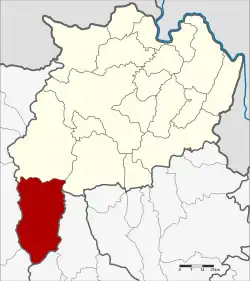 District location in Chiang Rai province