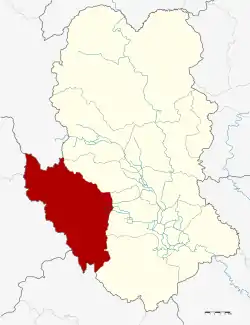 District location in Sukhothai province