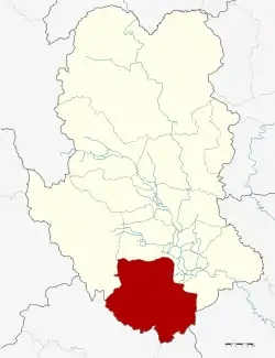 District location in Sukhothai province