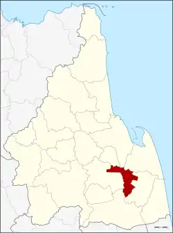 District location in Nakhon Si Thammarat province